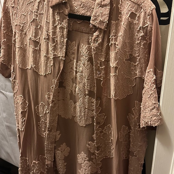 Floral Shirt Dress - Picture 2 of 3